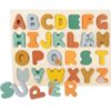 puzzle lettere in legno