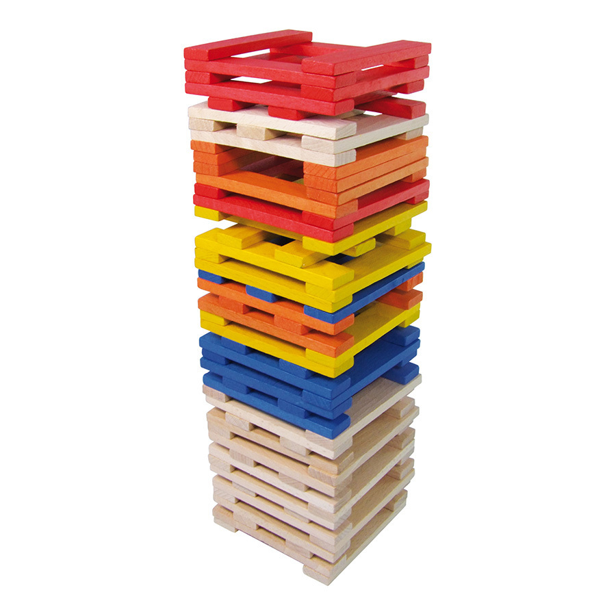 Costruzioni in legno Vilac esempio struttura colorata