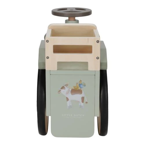 Trattore cavalcabile Little Dutch LD7155 con cassone posteriore